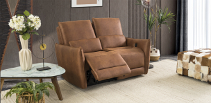 Love Seat Reclinable Bennett Caramel (Boal)