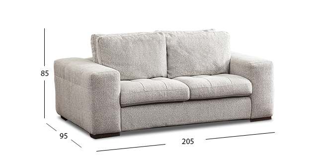 Love Seat Crown Gris