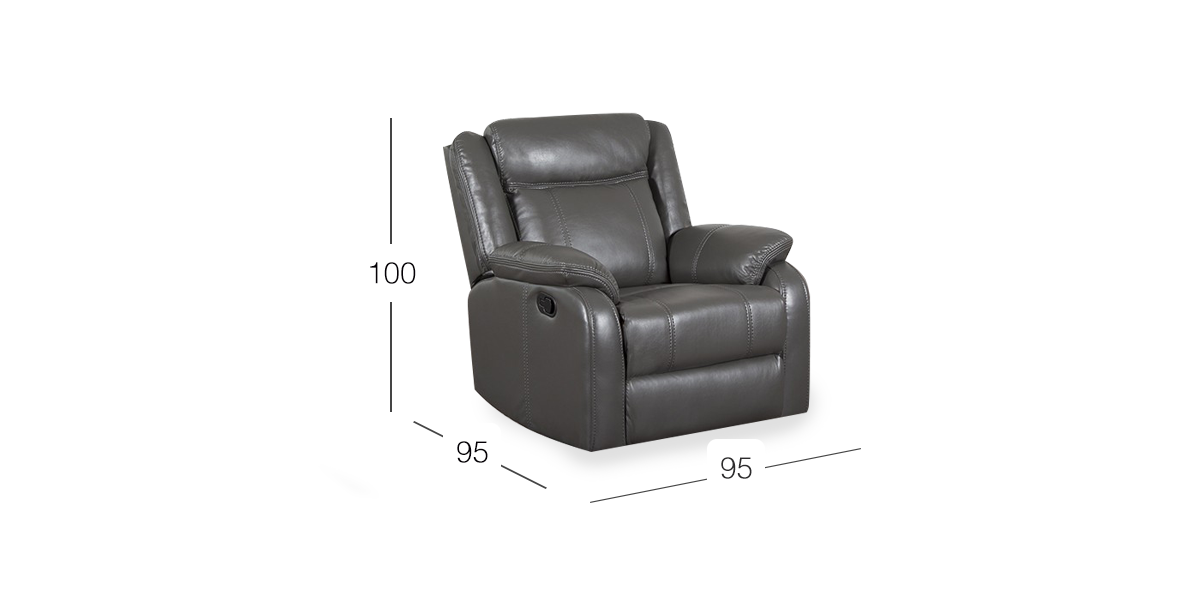 Sillón Reclinable Wagner Gris