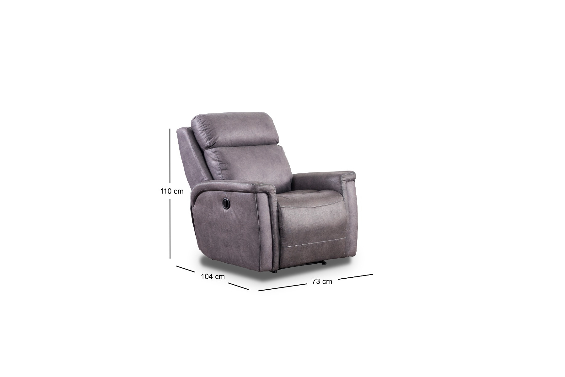 Sillón Reclinable Hamburgo Gris (Boal)