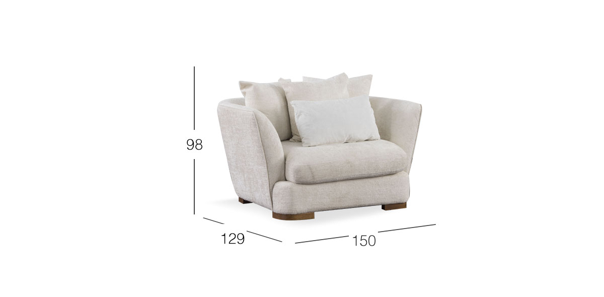 Sillón Pavone Blanco
