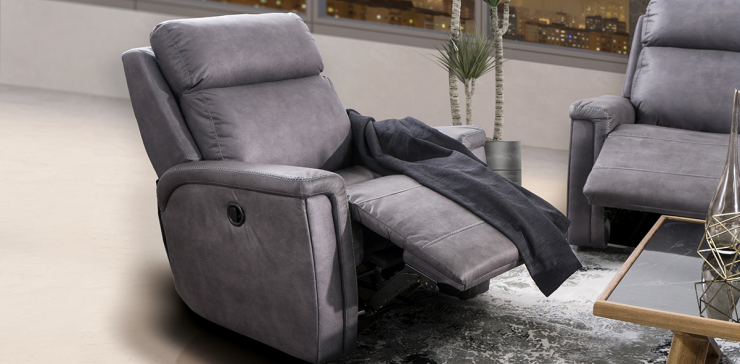 Sillón Reclinable Hamburgo Gris (Boal)