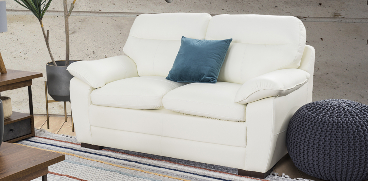 Love Seat Piel Match Angels Blanco (Boal)