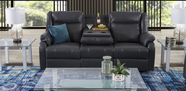 Sofá Reclinable Wagner Gris